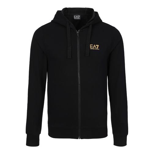 Armani EA7运动系列 男士拉链开合弹棉连帽卫衣外套 10907 商品图1