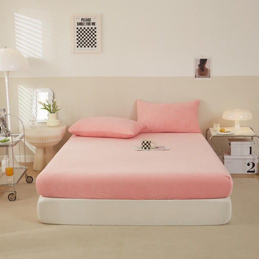 Za RAHØME同款【牛奶绒床笠】软糯亲肤 舒心睡眠 手感舒适 细腻绒质不掉毛 商品图2