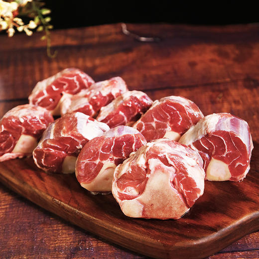 【原切】恒都 带骨羊腿切块500g*2 内蒙草原散养羊腿肉 原切精修切块省心装 商品图1