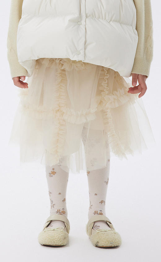 JNBY  22年冬款  花边设计中长款腰裙  1MAD10820 商品图6