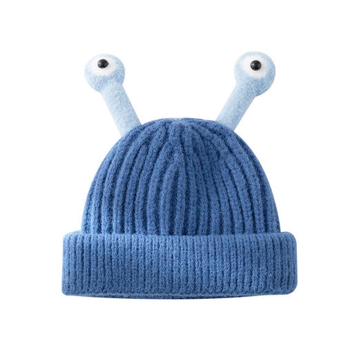 「9款配色！秋冬新款」韩版卡通小触角毛线针织帽 保暖可爱儿童帽子宝宝帽子童装 商品图4