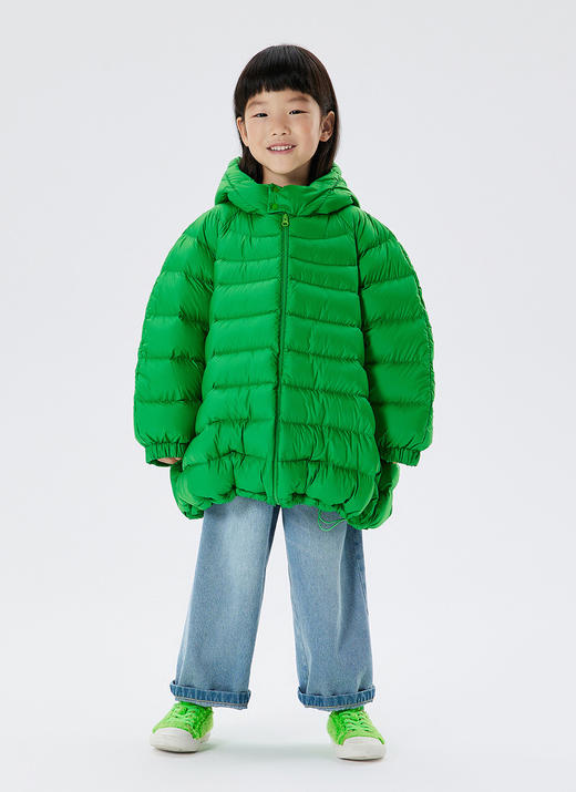 JNBY  22年冬款  宽松版中长款羽绒服  1MAC10580 商品图8