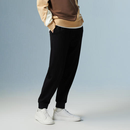 GXG男装 黑色收口针织长裤 秋季热卖城市户外系列 商品图2