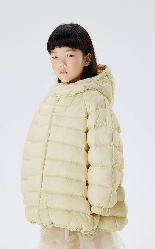 JNBY  22年冬款  宽松版中长款羽绒服  1MAC10580 商品图3