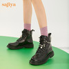 【春节不打烊】Safiya/索菲娅 新潮IP玩趣可拆卸扣饰厚底系带休闲厚底马丁靴 SF24116177 商品缩略图8