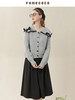 Famecoco范可儿毛衣配半裙套装秋冬娃娃领套装裙两件套F228EC002 商品缩略图2