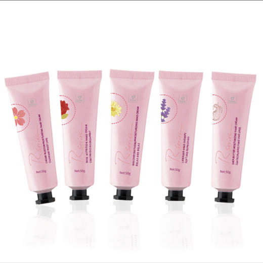 科士威浪漫护手霜套盒 滋润保湿补水防干裂提亮肤色嫩白五只礼盒装 商品图4