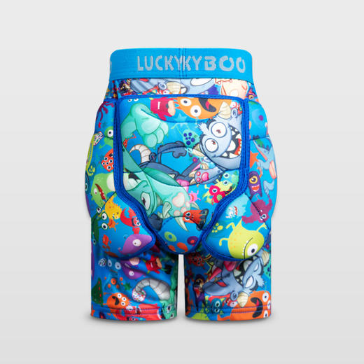 【六折特卖】Luckyboo儿童滑雪护具全套装备男童女童护臀垫护膝户外防摔套装 商品图2