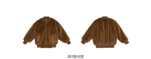 JNBY  22年冬款  亲肤柔软环保材质仿皮草外套  1MAA10330 商品图13