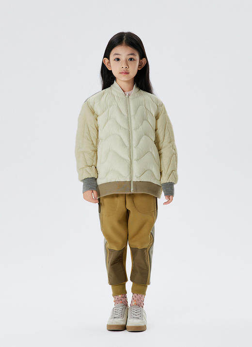 JNBY  22年冬款  男女童短裤撞色羽绒服  1MAC10520 商品图11