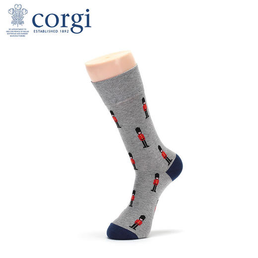 【直播间】CORGI 卫兵 轻棉袜 情侣款秋冬季男女同款 商品图0