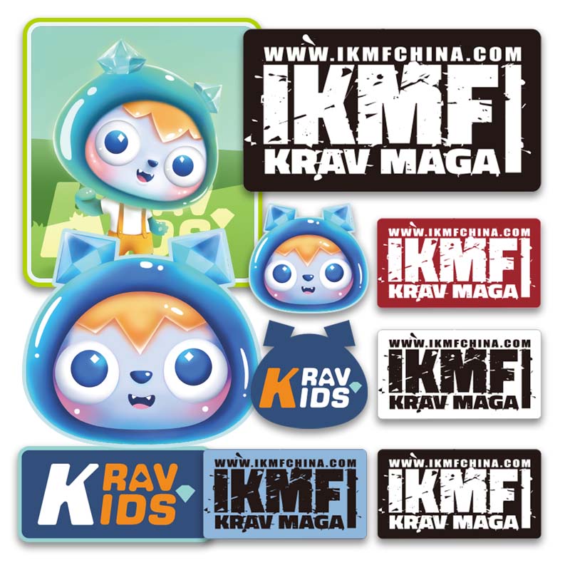 3M贴纸贴卡克拉童IKMF周边贴卡装饰贴