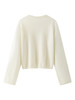 Viktoria Chan | AW22078 Rue cashmere basic [山羊绒圆领毛衣 黑/白] 商品缩略图3