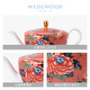 【WEDGWOOD】威基伍德嫣红牡丹珊瑚色大茶壶骨瓷带盖欧式咖啡壶单壶套装 商品缩略图1