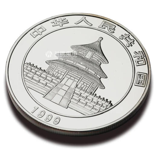 老精稀！1999年彩色熊猫银币 商品图2
