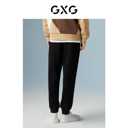 GXG男装 黑色收口针织长裤 秋季热卖城市户外系列 商品图3