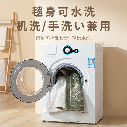 【已下架】forestlife 可水洗针织牛奶绒印花暖身毯 膝盖电热毯150*80cm[福利品] 商品图8