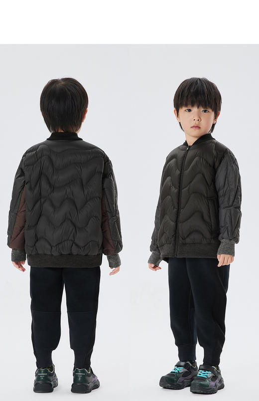 JNBY  22年冬款  男女童短裤撞色羽绒服  1MAC10520 商品图7