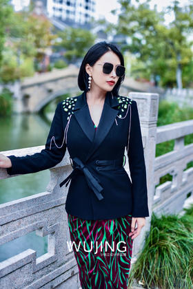 【雾境定制款】超飒精致无敌版型高级重手工钉钻西装外套 2202197