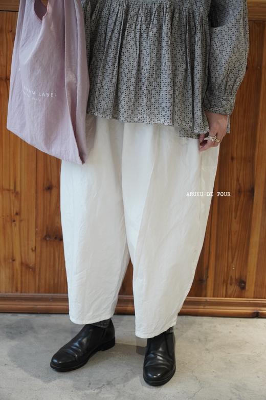 gauze黑白2色阔腿裤 商品图10