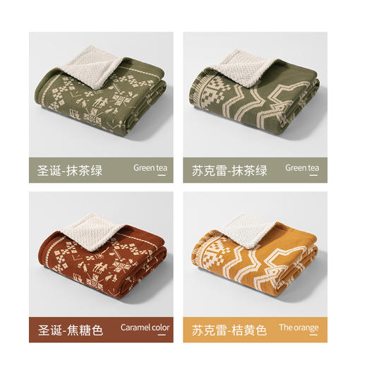 【已下架】forestlife 可水洗针织牛奶绒印花暖身毯 膝盖电热毯150*80cm[福利品] 商品图11