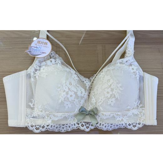 都市丽人内衣薄蕾丝三排扣无钢圈3/4杯常规文胸LB22X6 商品图0