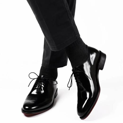 限时特价——西班牙原产经典舒适男士全切皮正装鞋阿尔贝尼兹 ALBENIZ-黑色小牛皮 商品图8