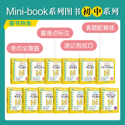 恋练不忘 初中化学 考点速记 初中一二三中考随身记口袋书籍 迷你书恋练有题恋练有词系列中学教辅 新东方化学 商品图3