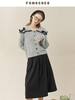 Famecoco范可儿毛衣配半裙套装秋冬娃娃领套装裙两件套F228EC002 商品缩略图3
