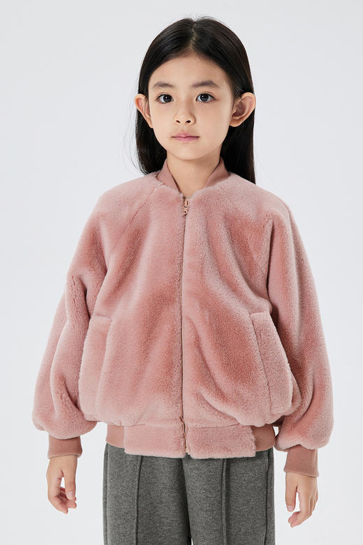 JNBY  22年冬款  亲肤柔软环保材质仿皮草外套  1MAA10330 商品图0