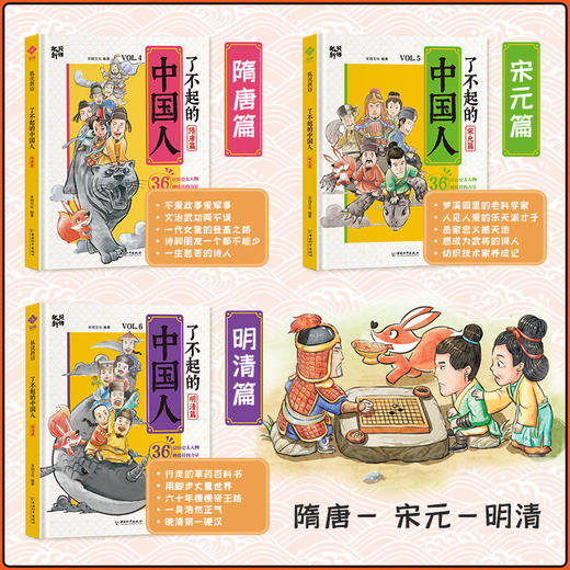 了不起的中国人 漫画版精装全6册+赠漫画试题 7-12岁 商品图3