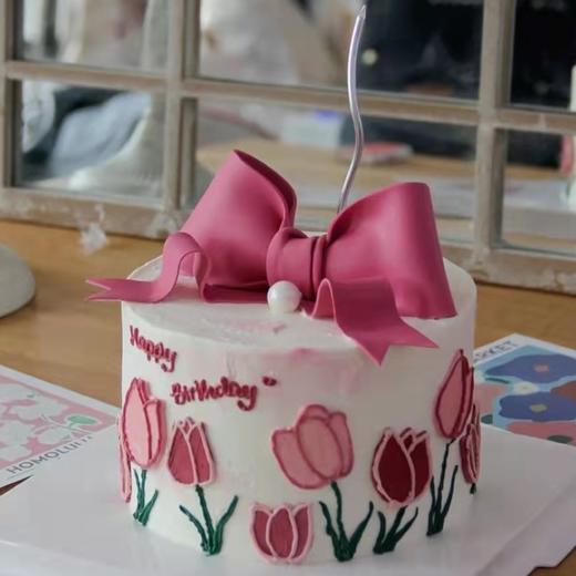 郁金香&蝴蝶结 （提前6小时预订） 商品图0