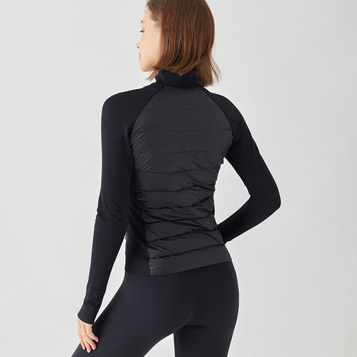 运动羽绒服女短款防风棉服修身轻薄户外跑步外套棉衣冬季 DB 000 MLWT-0603 商品图1