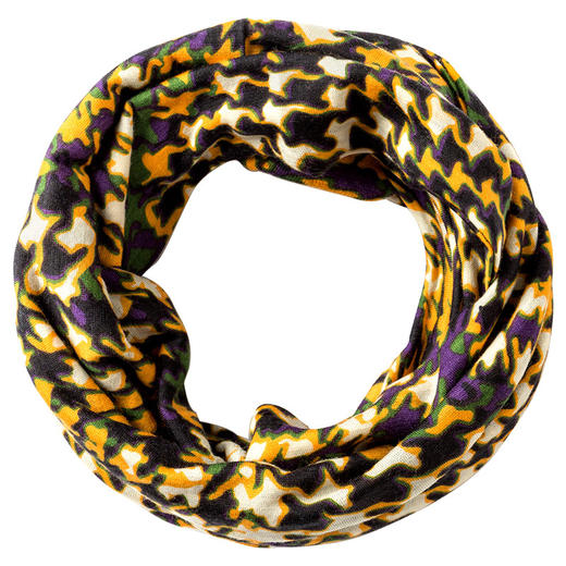 百搭保暖，纯羊毛印花防寒脖套WY-1005 商品图4