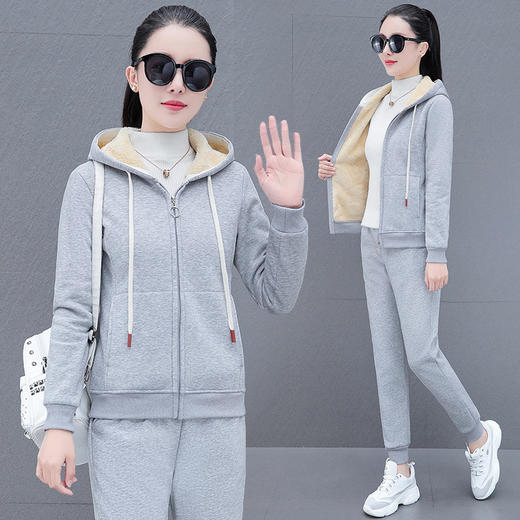 加绒加厚运动套装TR-DLP9035 商品图6