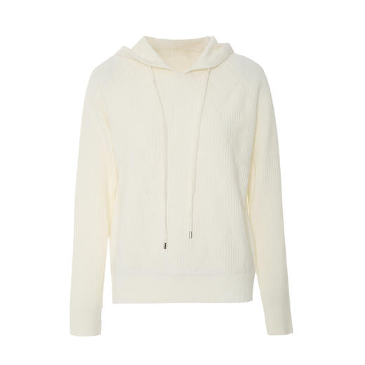 VIMAGE纬漫纪秋冬新款100%绵羊毛套头纯色连帽针织衫V1801424 商品图10