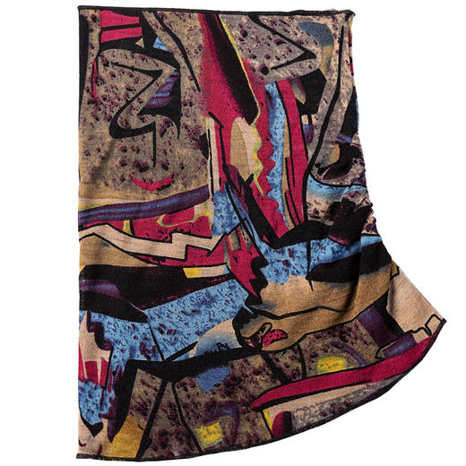 羊毛围脖，纯羊毛围巾保暖护颈防寒脖套WY-1006 商品图4