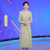 IWY/短袖绿色西装连衣裙女高级感双排扣长款职业装气质女神范职场正装222078Q1 商品缩略图5