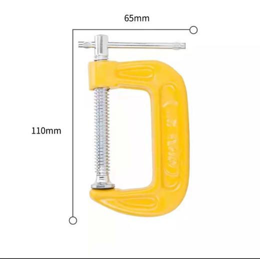 得力台虎钳G字夹 商品图2