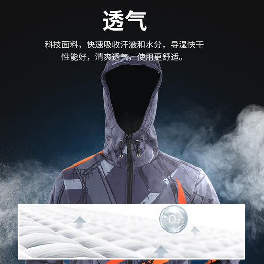 【积分】佳钓尼冲锋衣冬季防寒男垂钓服防风防水保暖加厚户外 商品图2