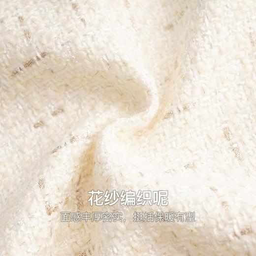 OLrain欧芮儿法式小香风短外套女秋季2023新款复古撞色粗花呢上衣 商品图2