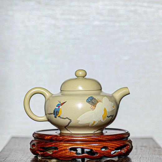 王天龙 翠鸟壶 商品图0