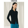 VIMAGE纬漫纪新款100%绵羊毛纯色修身针织衫V1801427 商品缩略图2