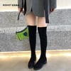 新品薄绒弹力高筒舒适百搭显瘦高靴715B25552 商品缩略图1