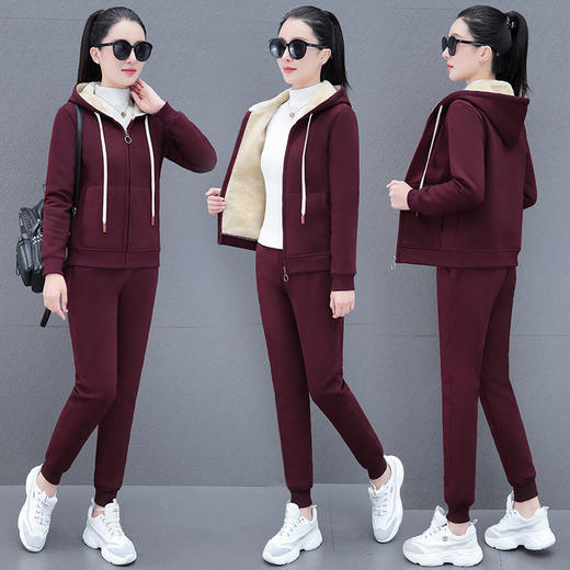 加绒加厚运动套装TR-DLP9035 商品图5