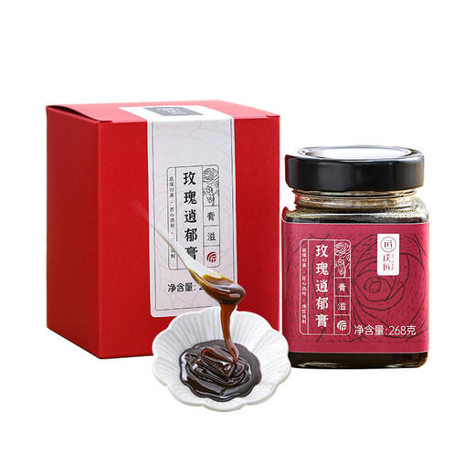 璞匠 玫瑰逍郁膏茯苓蜂蜜重瓣红玫瑰桂圆陈皮红枣女性食养268g 商品图3