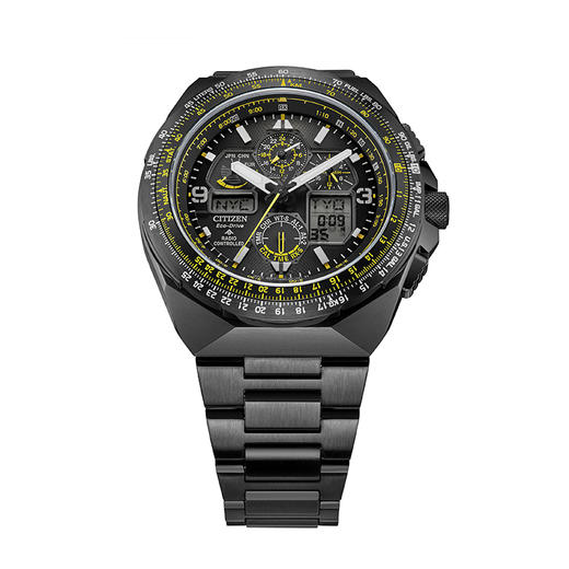 西铁城新品时尚运动光动能电波对时男表JY8127-59E 商品图1