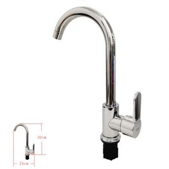 龙头/KF1-09/厨房混合/201镀铬/不配尖头管 商品图0