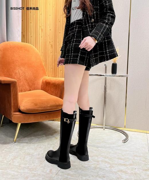 新品薄绒百搭显瘦高靴937B25538 商品图6