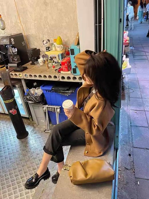 金扣乐福鞋 超纤皮+牛皮 柔软耐磨更透气 商品图2